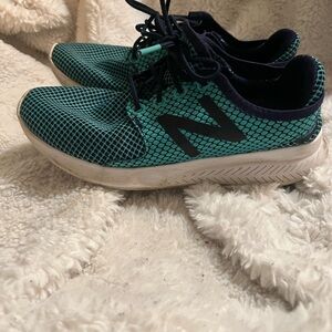New Balance Teal and Black Athletic Shoes